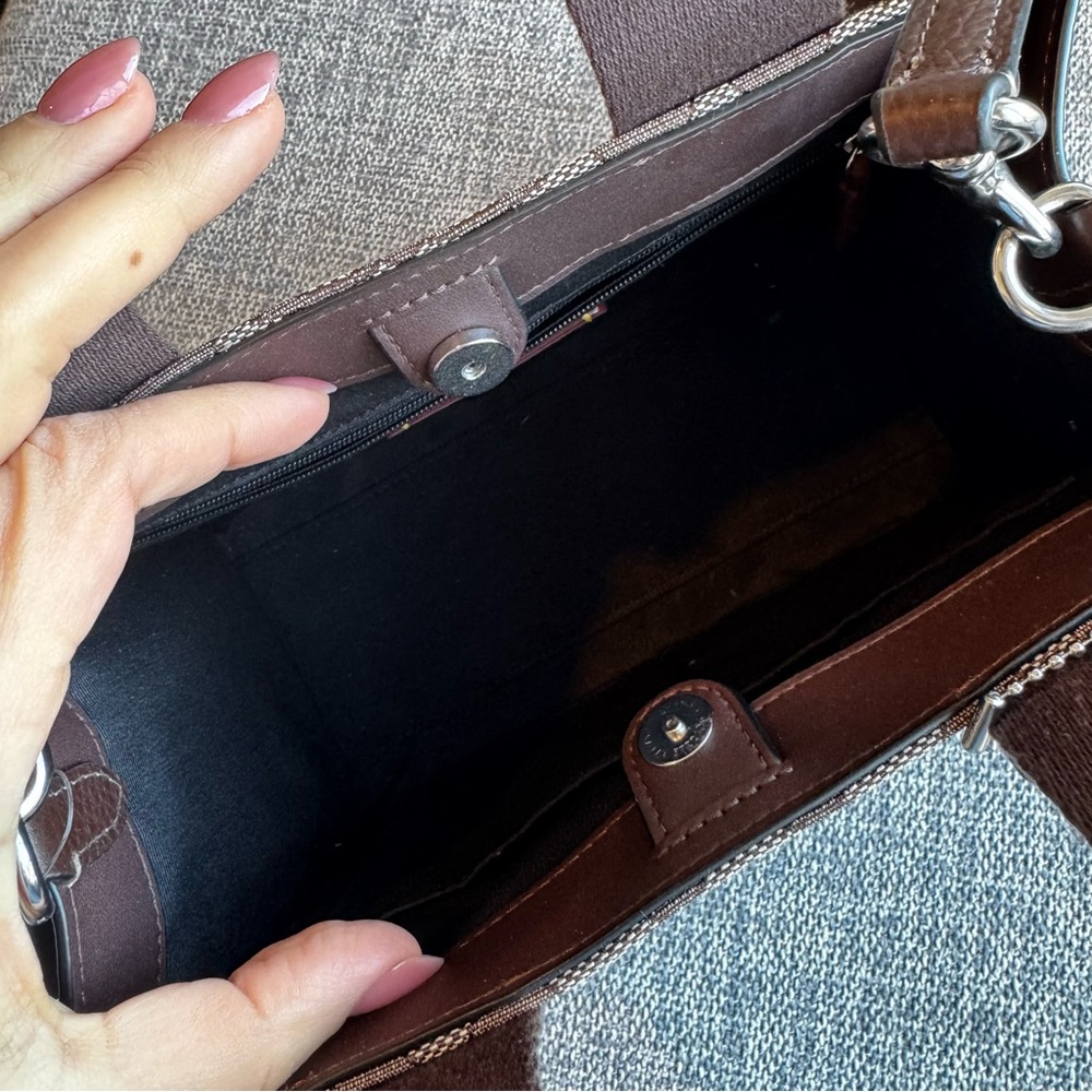 Coach Brown Smith Tote Bag - Picture 5 of 8